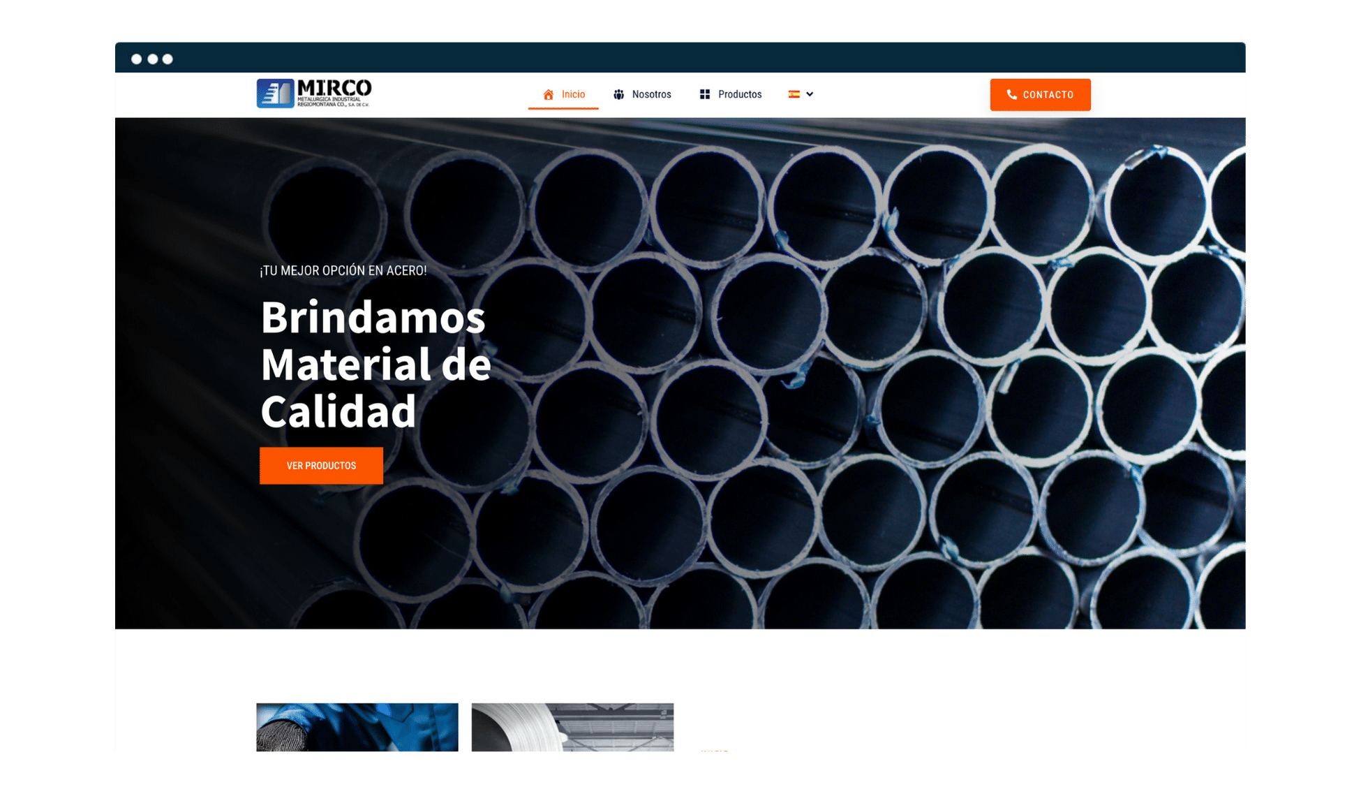 Mirco MX Metalmecánica proyecto web 1