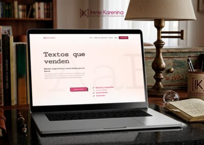 Diseño web Irene Karenina