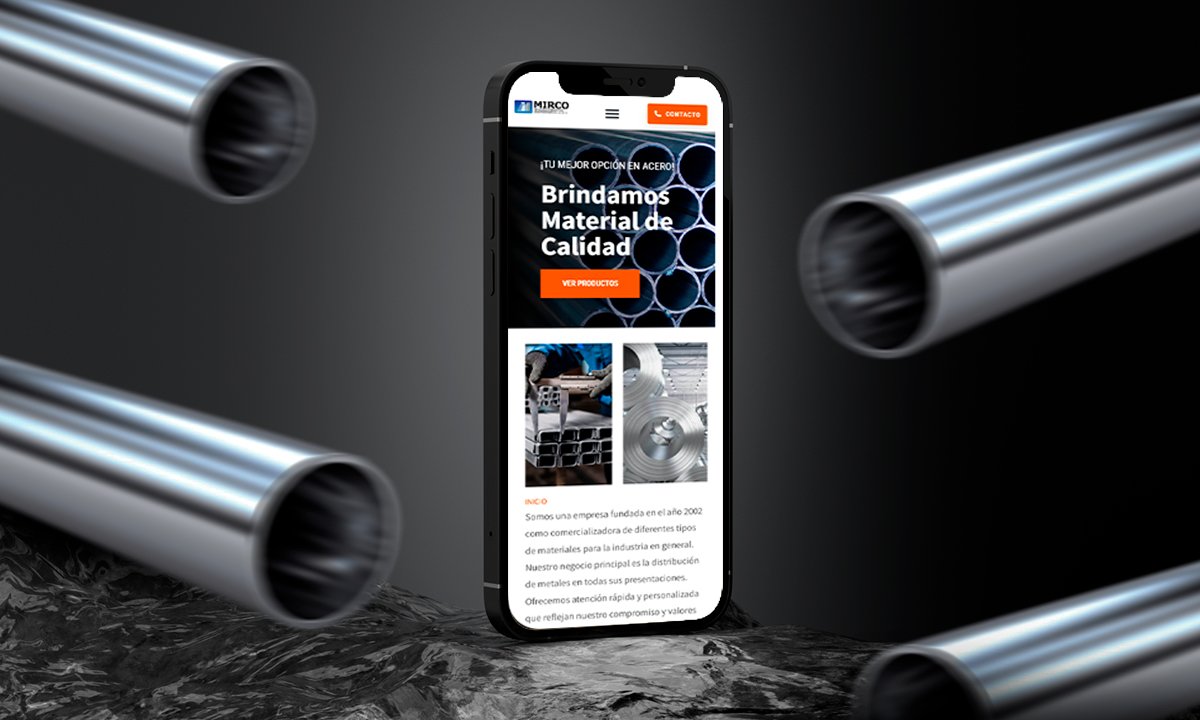 Diseño Web industrial Mirco
