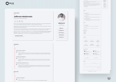 Diseño web de marca personal Jefferson Maldonado