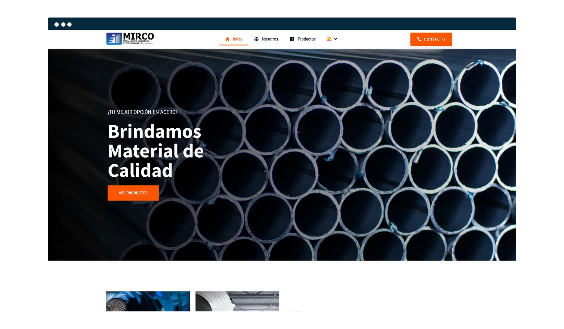 Mirco MX Metalmecánica proyecto web 1