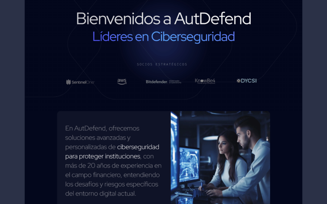 Diseño web corporativo Dark Mode AutDefend