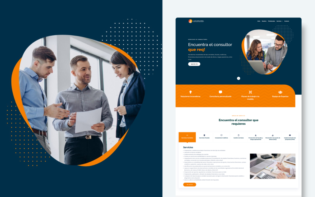 Diseño Web Corporativo de Cam Consultores
