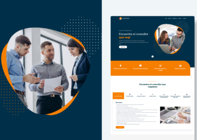 Diseño Web Corporativo de Cam Consultores