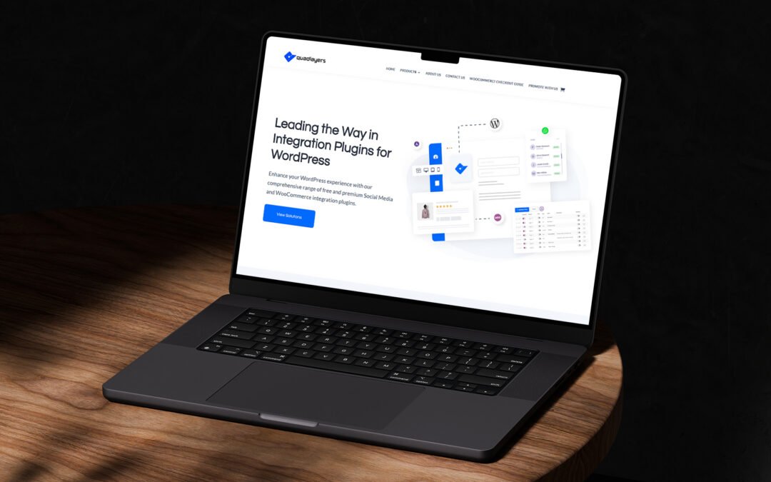 Diseño web & UXUI de Quadlayers