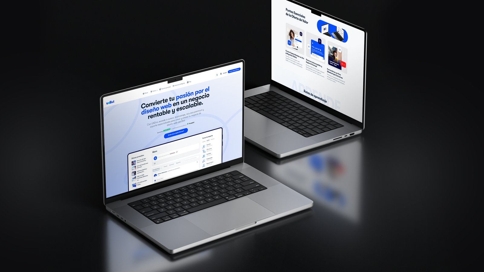 Proyecto de Diseño web eLearning y comunidad UXDivi