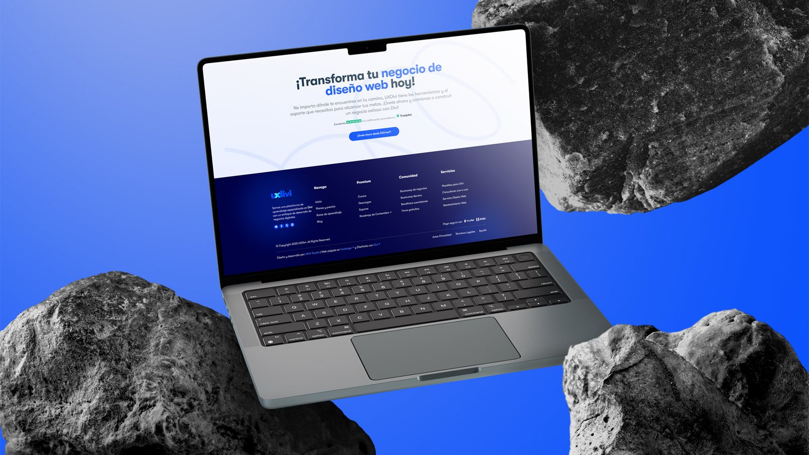 Proyecto de Diseño web eLearning y comunidad UXDivi