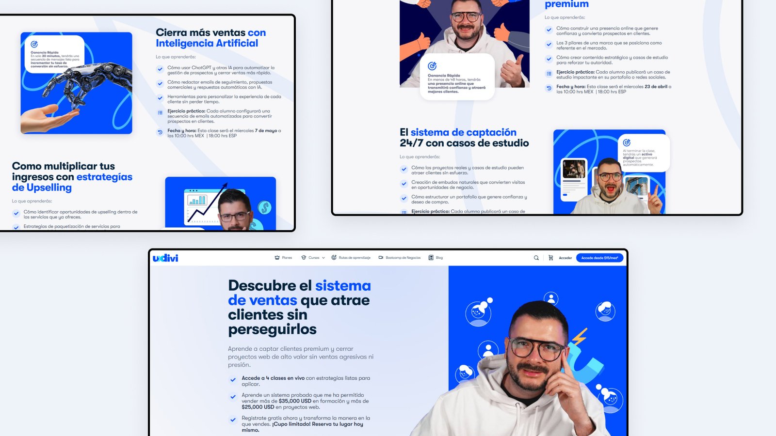 Proyecto de Diseño web eLearning y comunidad UXDivi