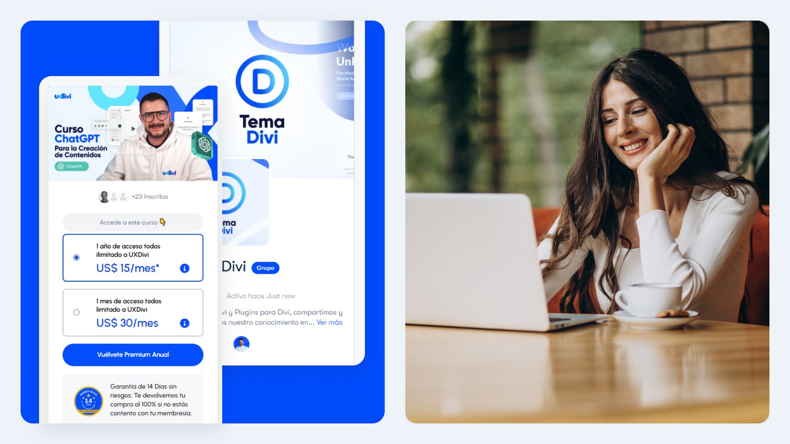 Proyecto de Diseño web eLearning y comunidad UXDivi